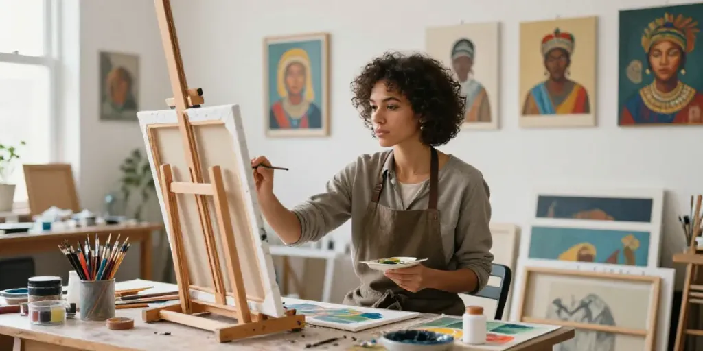 Œuvre de recherche artistique à El Arte Monumental, centre culturel de Barcelone.